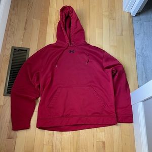 Men’s under Armour, hoodie, sweatshirt, dark red